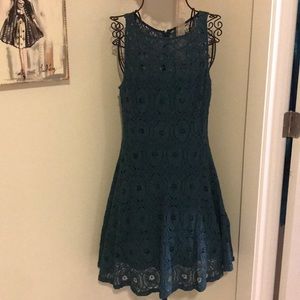 Dakota green blue dress